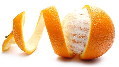 What happens if you burn orange peels?
